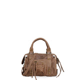 Erisia Borsa a spalla da donna Vera pelle 06091-NOCCIOLA Gave Lux