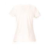 T-Shirt da donna In Cotone e Elastane Prodotto artigianale Regular Fit