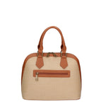 Borsa a mano da donna Ecopelle e poliestere DC1610-2-TAN Diana&co
