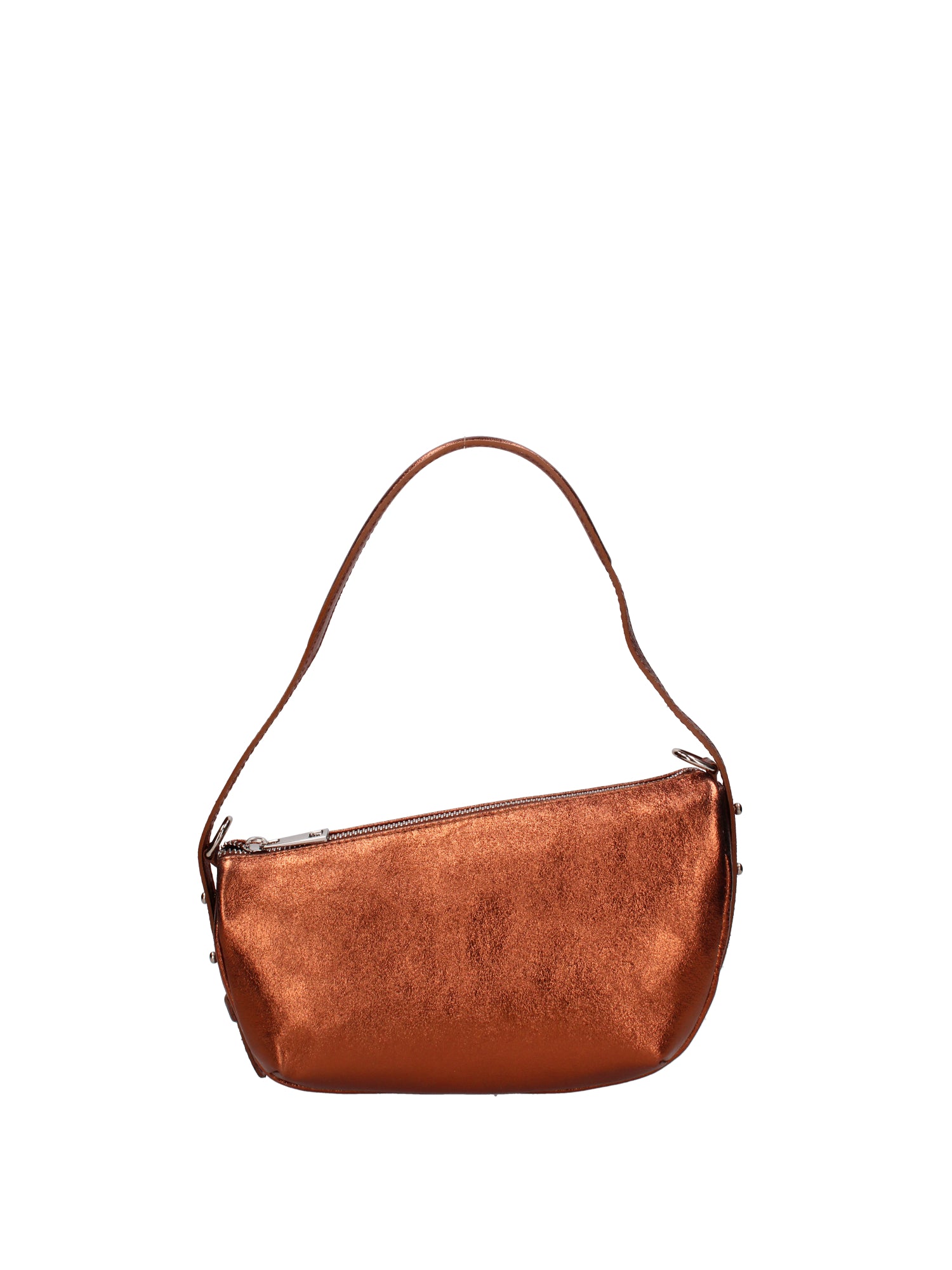 Borsa a spalla da donna Vera pelle e metallo 07228-L006 RAME Roberta Rossi