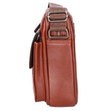 Borsa a tracolla uomo in pelle PU Casual PCL3083-COFFEE Northampton Polo Club