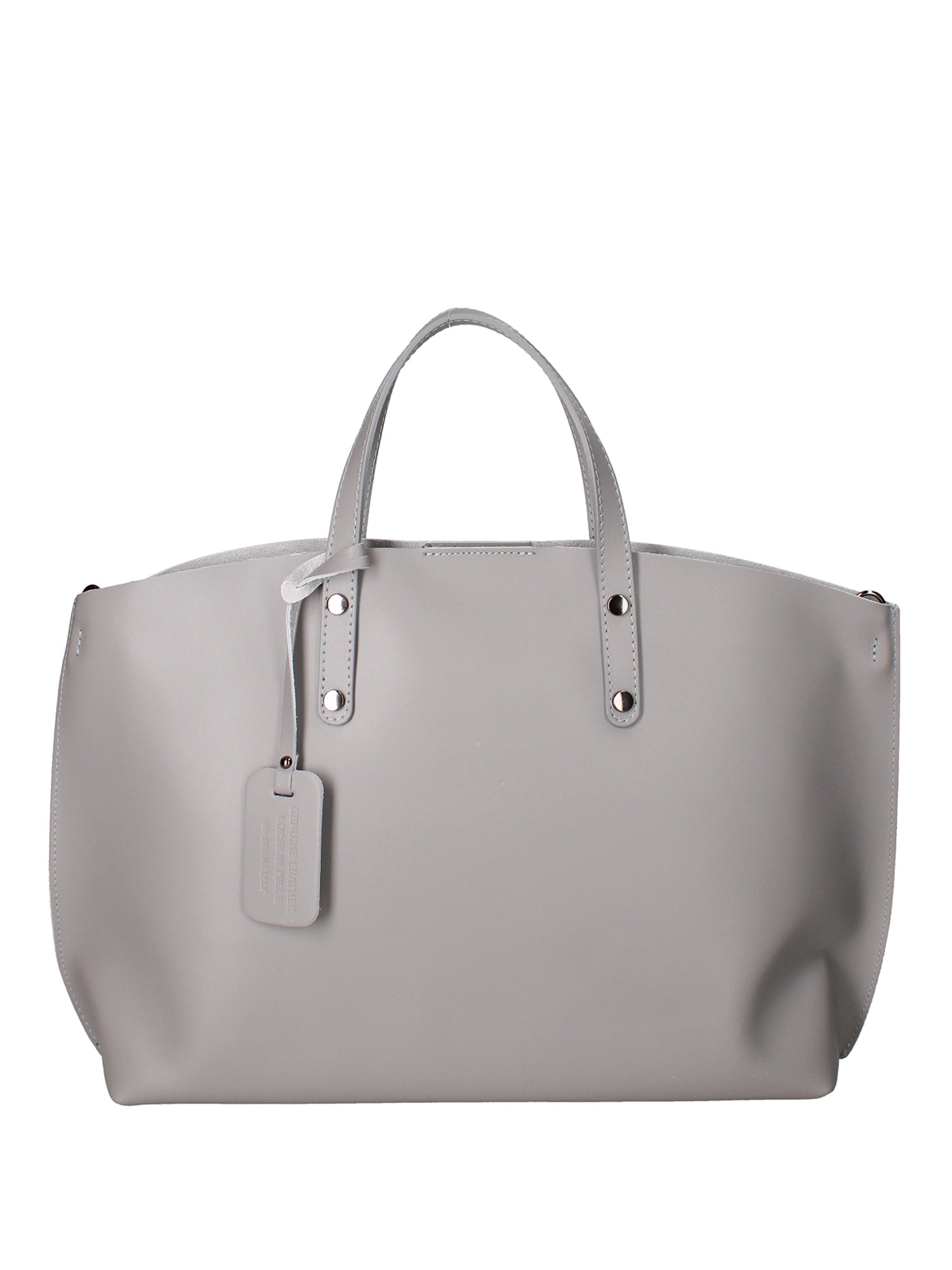 Lumena Borsa a mano da donna Vera pelle 2094-L219 GRIGIO Gave Lux