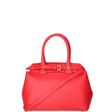 Borsa a mano da donna Vera Pelle 07146-D58 ROSSO FUOCO Viola Castellani