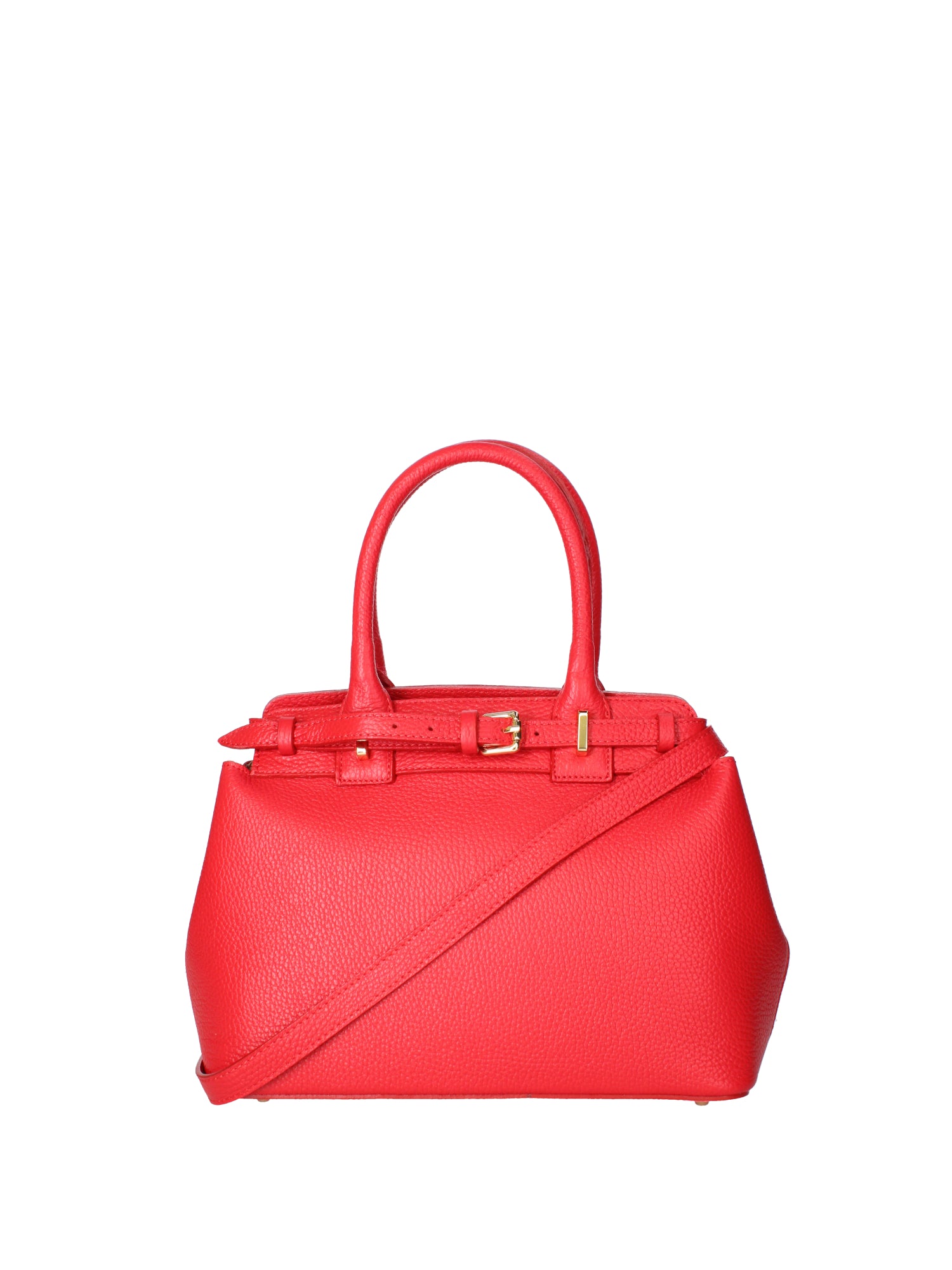 Borsa a mano da donna Vera Pelle 07146-D58 ROSSO FUOCO Viola Castellani