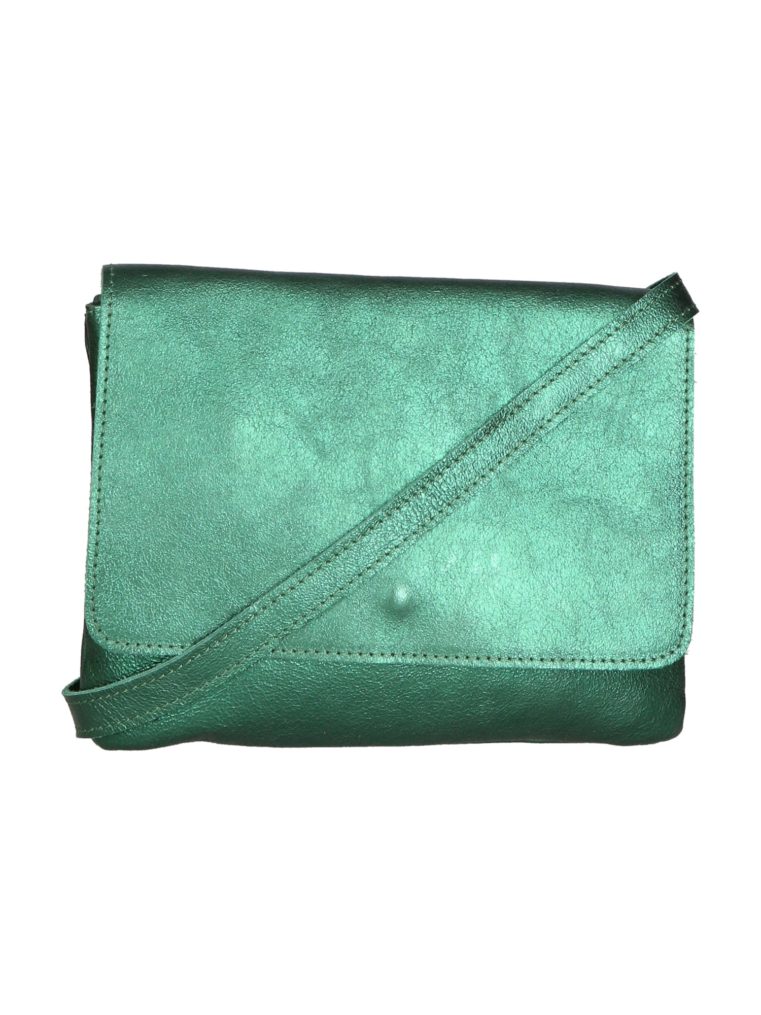 Angelica Pochette da donna Vera pelle 05413-L016 VERDE SCURO Gave Lux