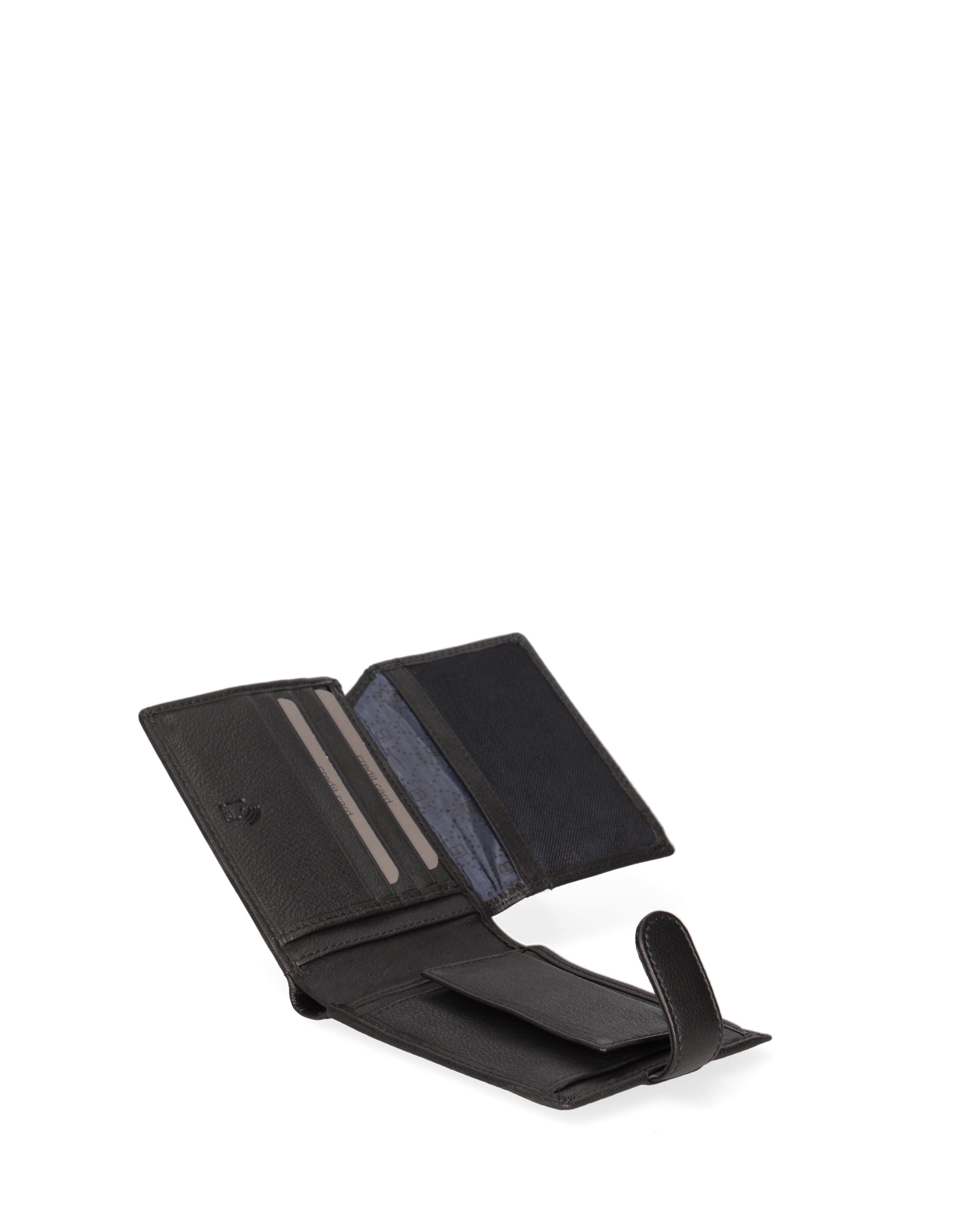 Portafoglio uomo in vera pelle Casual LB7671-56-NERO Laura Biagiotti