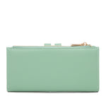 Portafoglio da donna 100% pelle vegana PU 798-3PT-JADEGREEN Diana&co