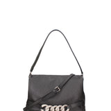 Borsa a spalla da donna 100% vera pelle JR-W-1160L-DO-BLACK + SILVER John Richmond