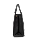 Borsa a mano da donna 100% pelle vegana PU 715-3PT-BLACK Diana&co