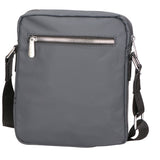 Borsa a tracolla uomo 100% pelle PU PCL3016-GREY+BLACK Northampton Polo Club