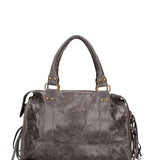 Elara Borsa a spalla da donna Vera pelle 06090-042 GRIGIO SCURO Gave Lux