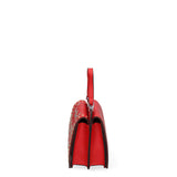 Florianne Borsa a tracolla da donna Vera pelle 1885-ROSSO Gave Lux