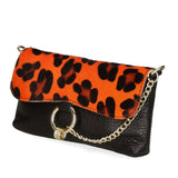 Safira Borsa a mano da donna Vera pelle 04760-LEO G ARANCIONE Gave Lux