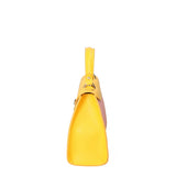 Auriga Chic Borsa a mano da donna Vera pelle 8924-ROSA+GIALLO Gave Lux