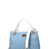 Borsa a mano da donna Vera pelle JR-W-1114JS-LIGHT JEANS-WHITE John Richmond