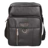 Borsa a tracolla uomo Pelle PU vegana PCL3102-BLACK Northampton Polo Club