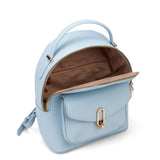 Zaino da donna in pelle vegana Casual 712-3PT-LIGHTBLUE Diana&co