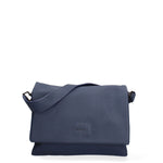 Borsa a spalla da donna Ecopelle 637-2-NAVY BLUE Diana&co