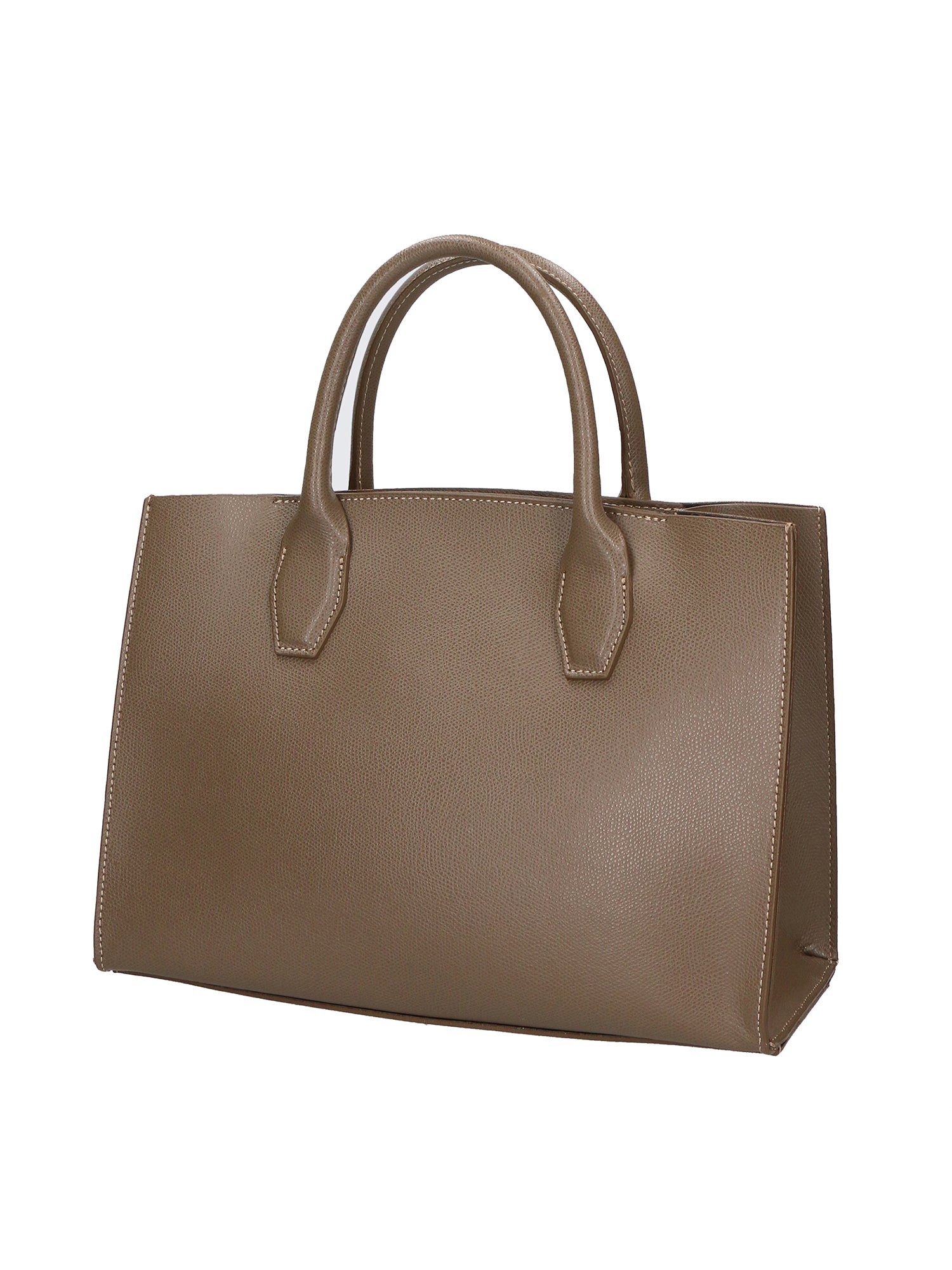 Lodovica Borsa a mano da donna Vera pelle 06544-FANGO SCURO Gave Lux