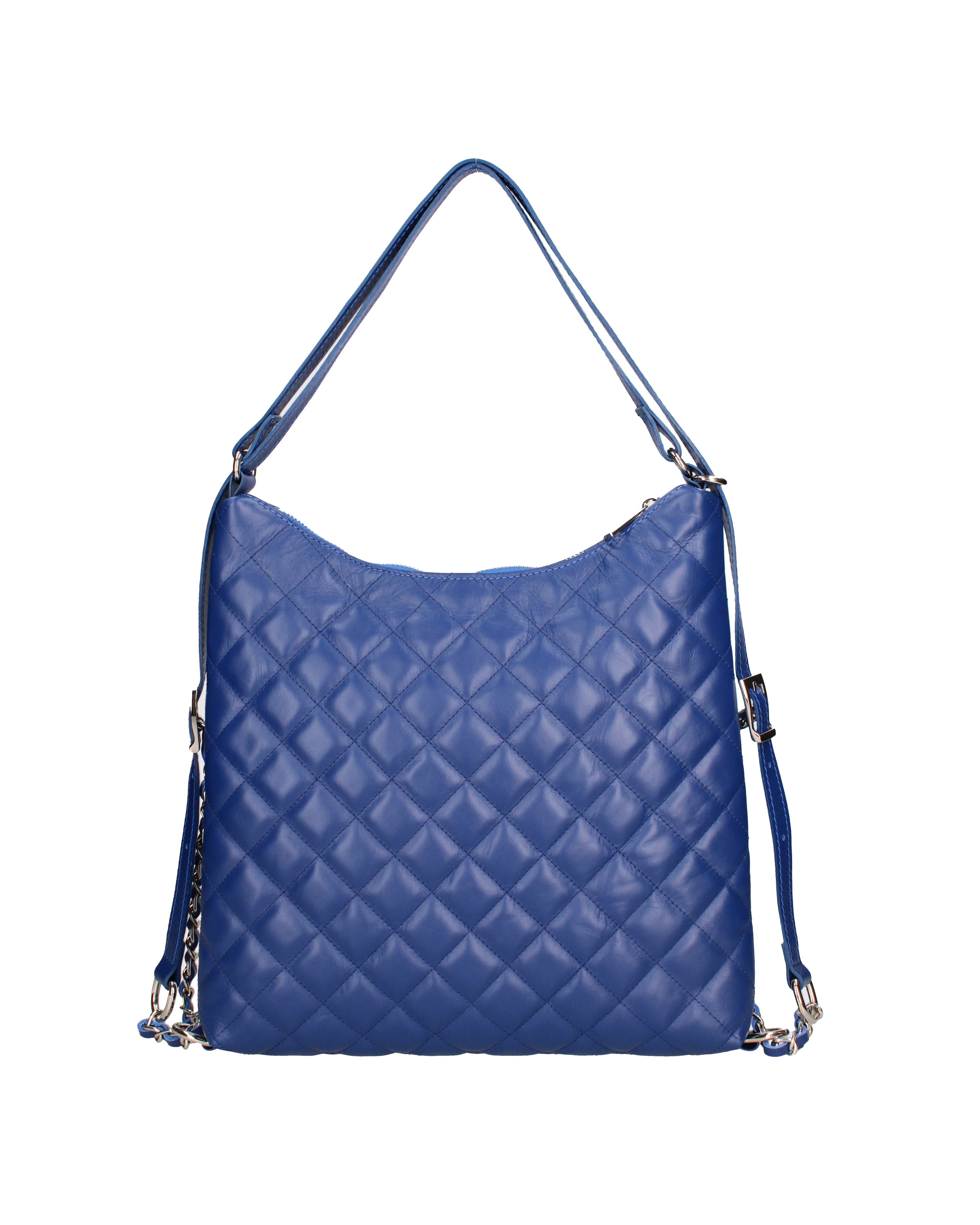 Borsa a spalla convertibile in zaino Vera pelle 07144-S22 BLUETTE Roberta Rossi