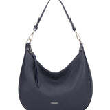 Borsa a spalla da donna 100% pelle vegana PU 715-1PT-NAVYBLUE Diana&co