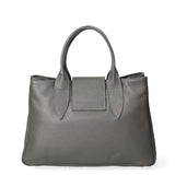 Ascoli Borsa a mano da donna Pelle stampata cocco 7718-D27 CENERE Gave Lux
