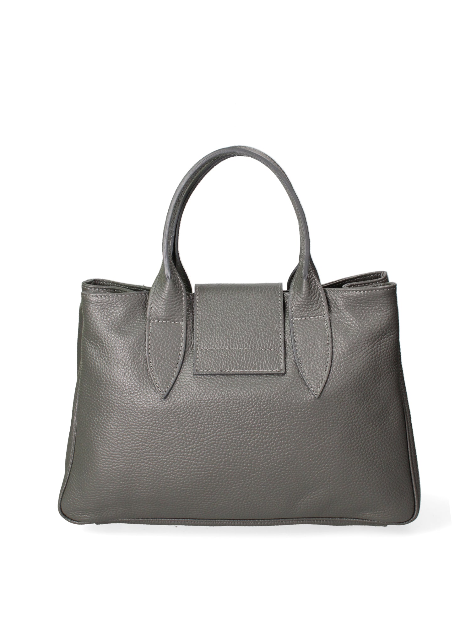 Ascoli Borsa a mano da donna Pelle stampata cocco 7718-D27 CENERE Gave Lux