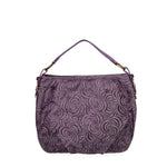 Lumelia Borsa a mano da donna Vera pelle 80013-038 VIOLA SCURO Gave Lux