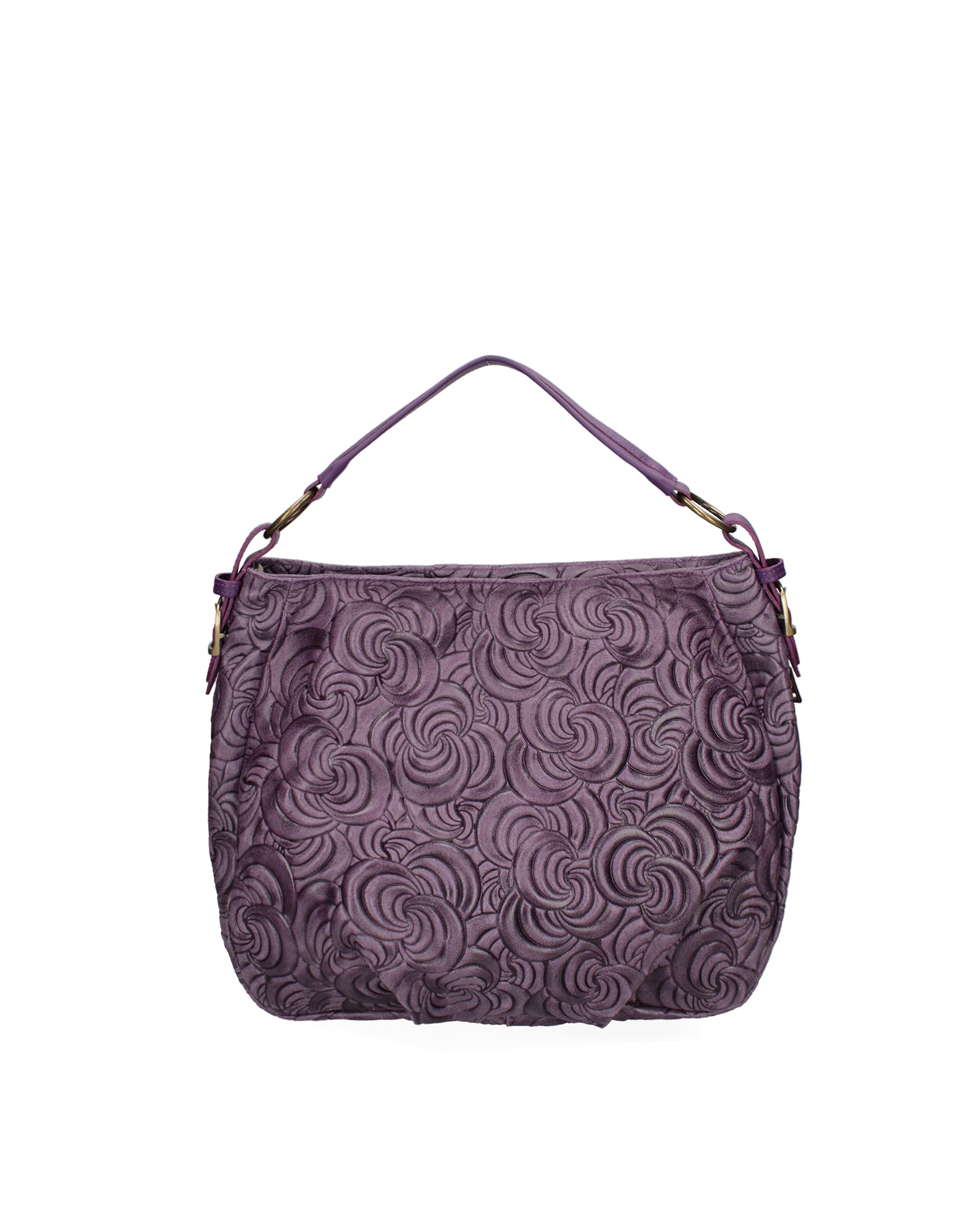 Lumelia Borsa a mano da donna Vera pelle 80013-038 VIOLA SCURO Gave Lux