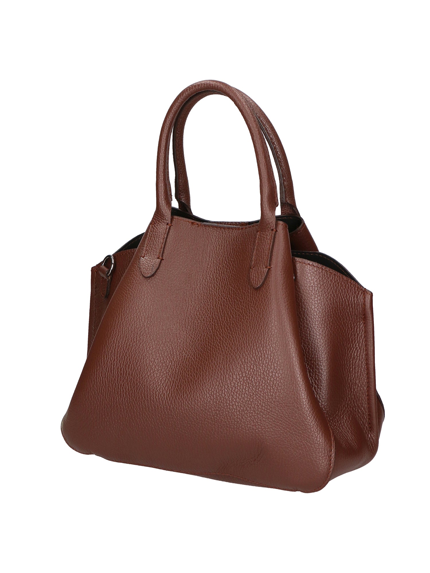 Vincenza Borsa a mano da donna Vera pelle 06898-D223 cioccolato Gave Lux