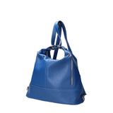 Vera pelle 07135-D22 BLUETTE Borsa a spalla convertibile Anjelica Viola Castellani