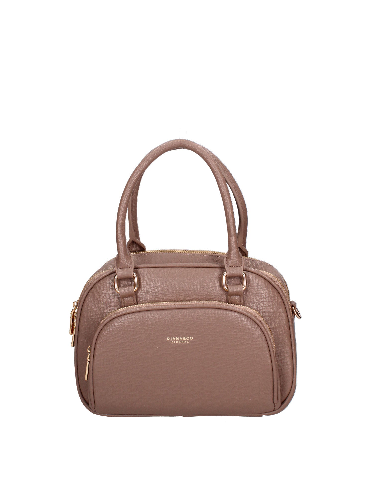 Borsa a mano da donna Ecopelle 601-4-TAUPE Diana&co