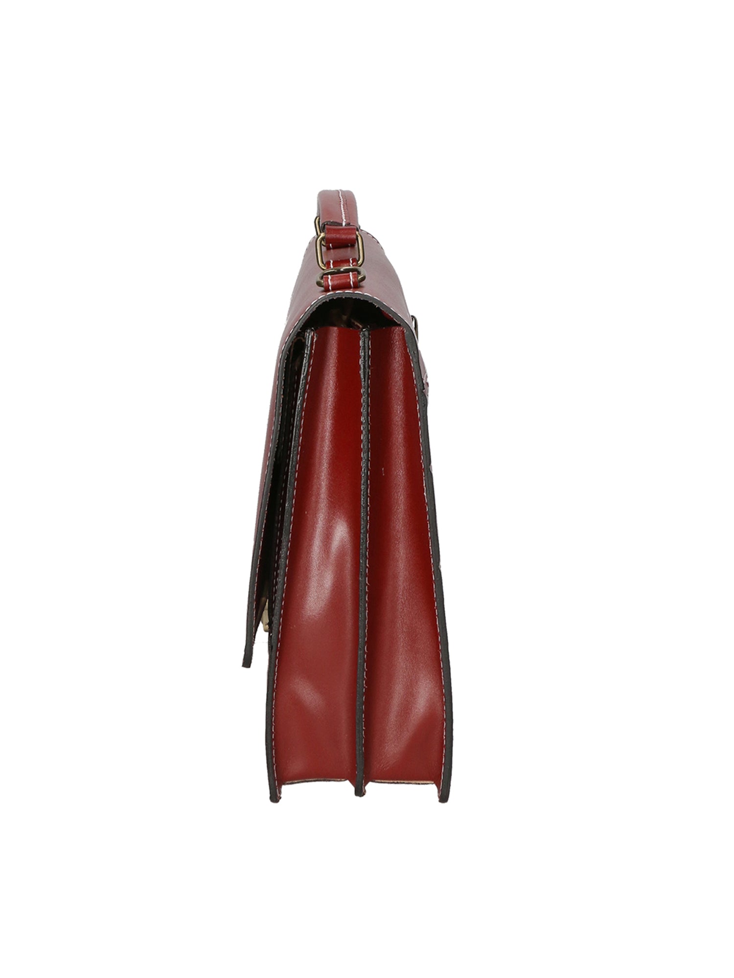 Ivo 7003-ROSSO Borsa da lavoro unisex in vera pelle Gave Lux