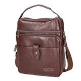 Borsa a tracolla uomo vegana 100% PU Leather PCL3101-COFFEE Northampton Polo Club