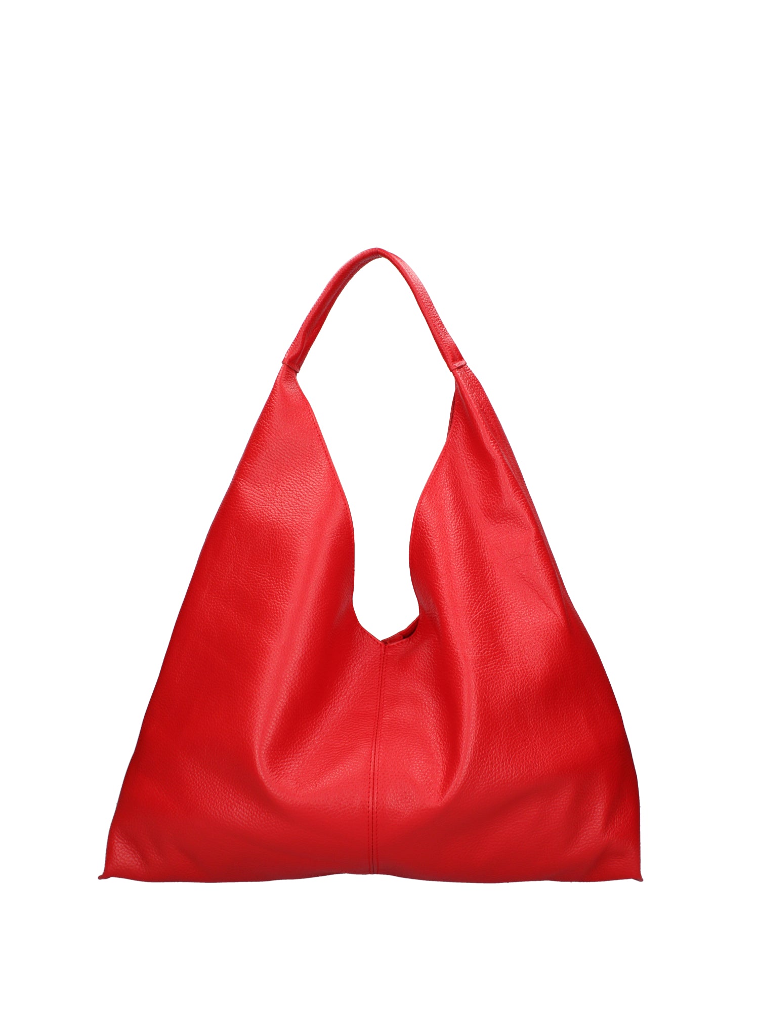 Borsa a mano da donna 100% vera pelle 07209-D58 ROSSO FUOCO Roberta Rossi