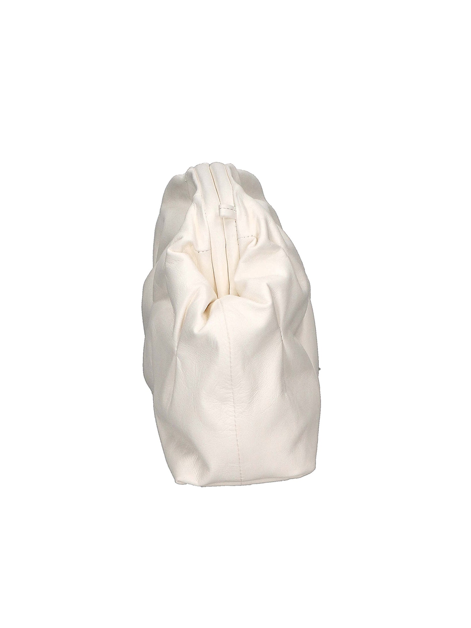 Soleil Borsa a mano da donna Vera pelle 04798-S37 LATTE Gave Lux