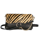 Safira Borsa a mano da donna Vera pelle 04760-ZEBRA CUOIO Gave Lux