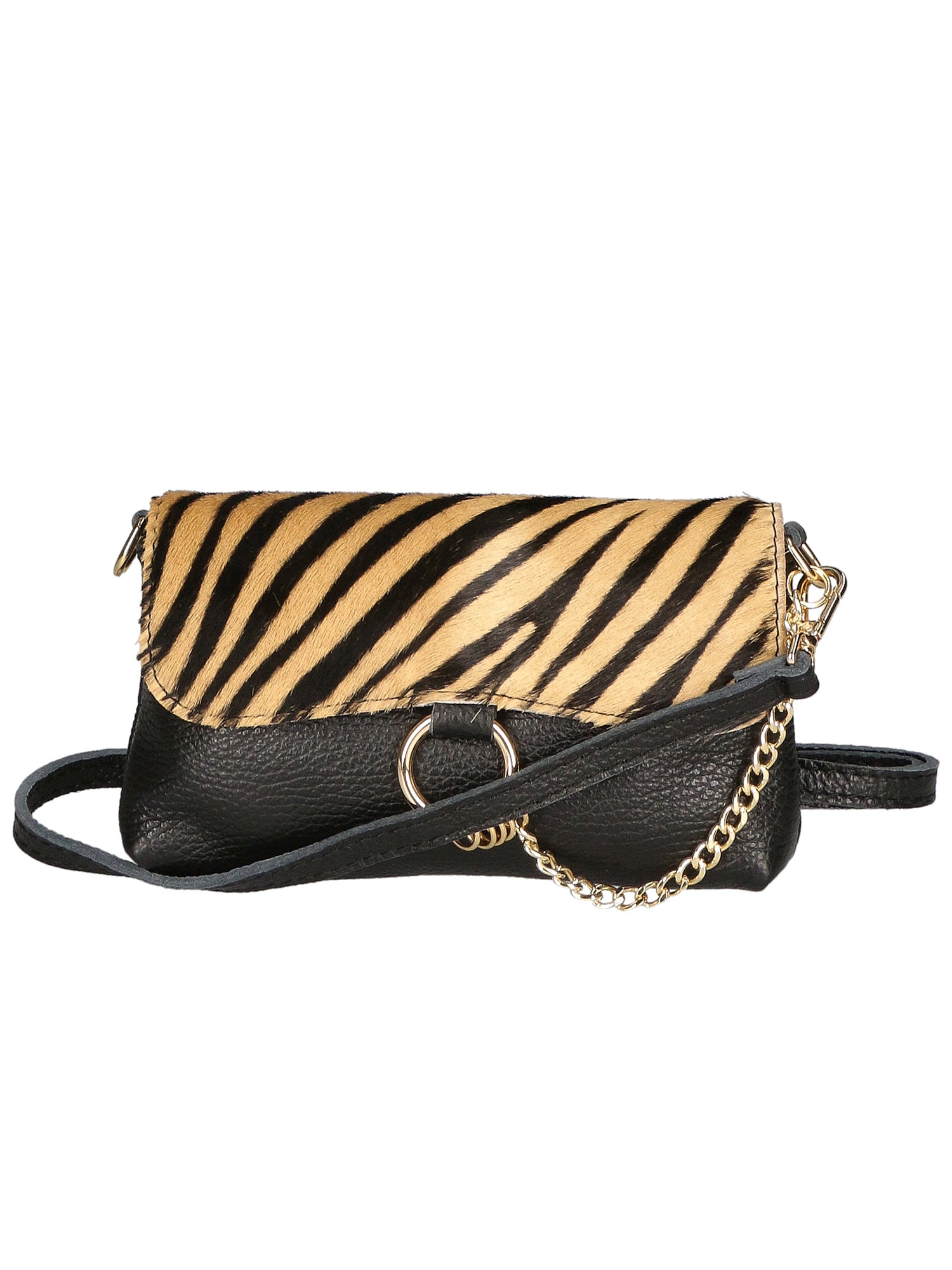 Safira Borsa a mano da donna Vera pelle 04760-ZEBRA CUOIO Gave Lux