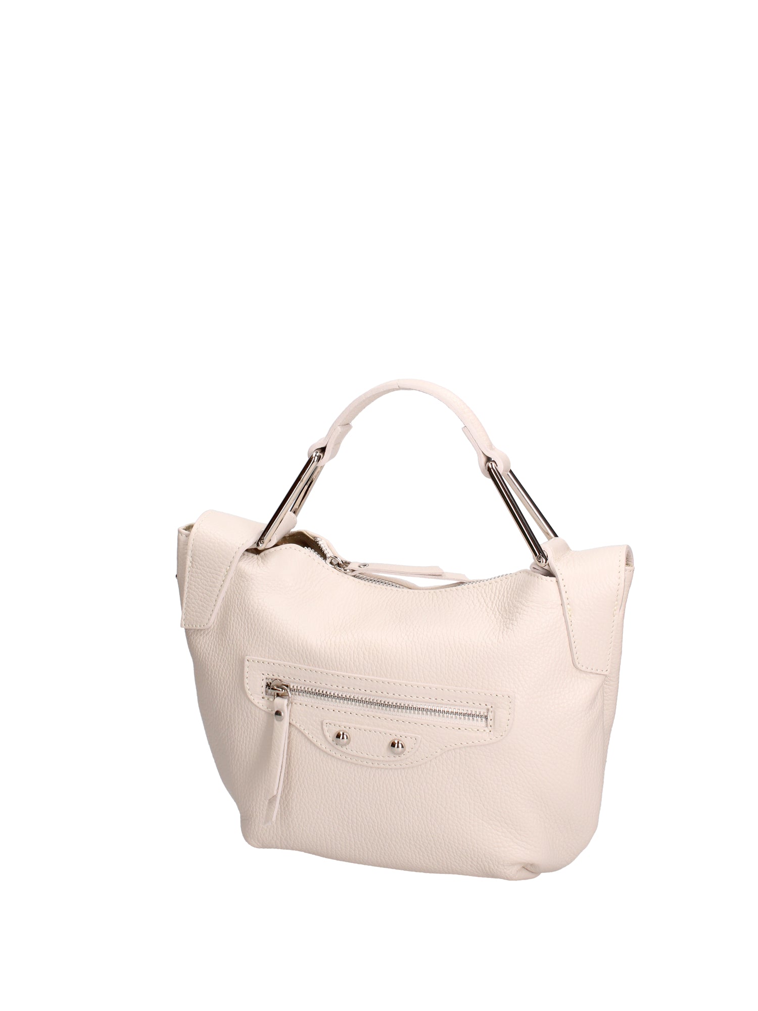 Borsa a mano da donna Vera pelle 07236-D37 LATTE Roberta Rossi