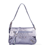 Borsa a spalla da donna Vera pelle 07234-L027 LILLA Roberta Rossi