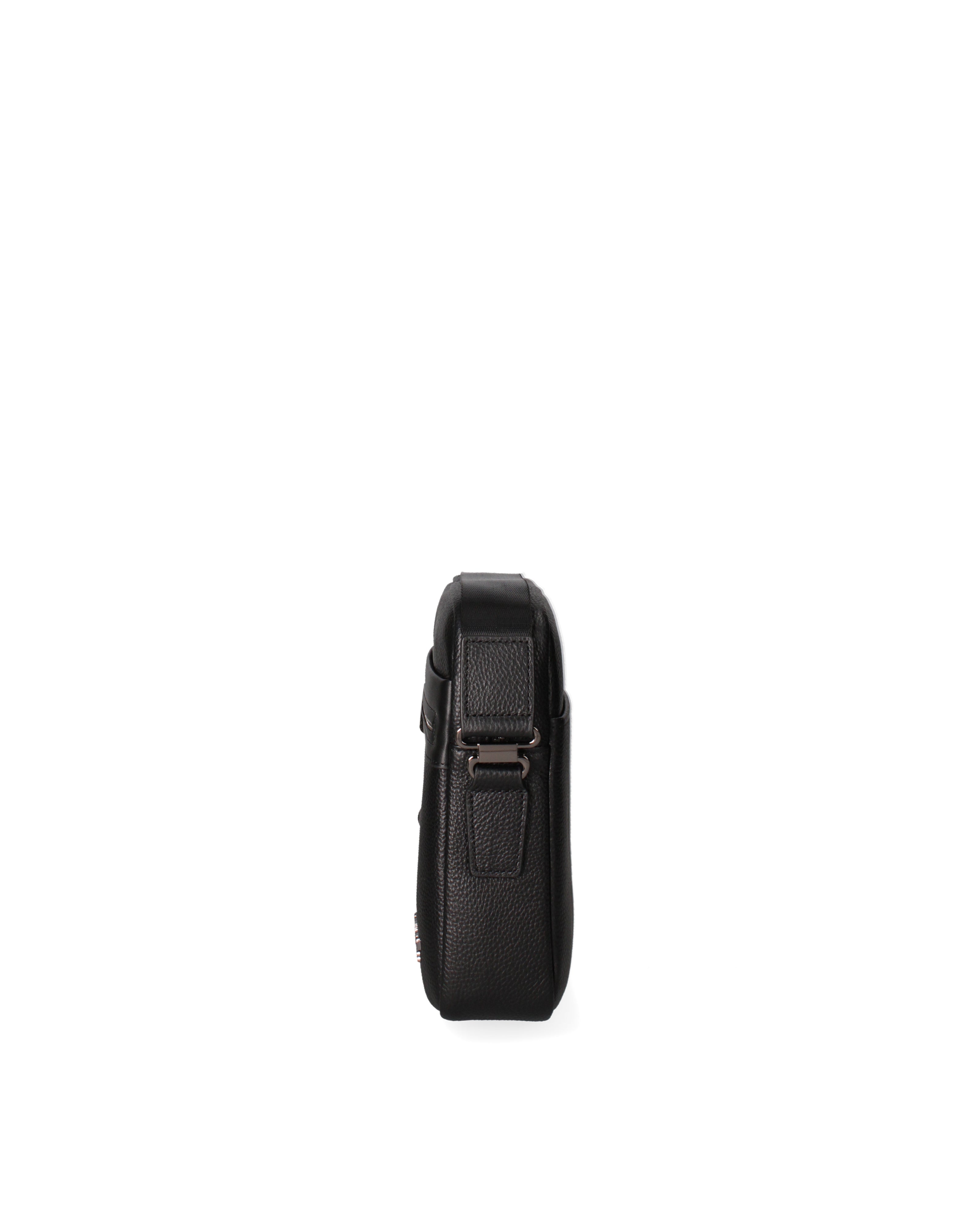 Borsa a tracolla uomo vera pelle Casual PC3218-NERO Northampton Polo Club