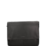 Borsa a spalla da uomo in vera pelle Casual JR-B141-BLACK John Richmond