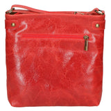 Carmen Borsa a tracolla da donna Vera pelle 10034-ROSSO Gave Lux