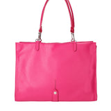 Borsa a mano da donna 100% vera pelle 07138-D02 FUXIA Roberta Rossi