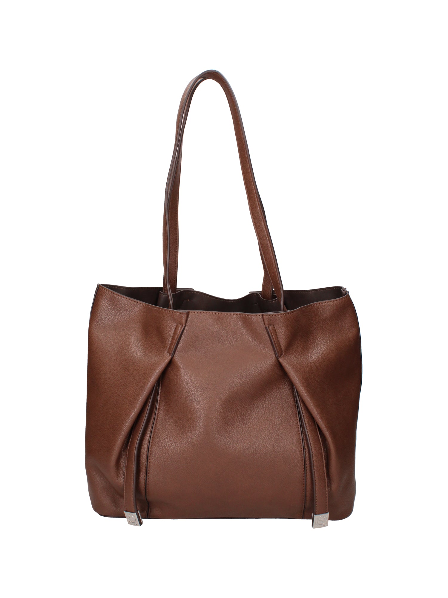 Iridea Borsa a spalla da donna 100% poliuretano B16261-MARRONE Braccialini