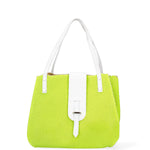 Palermo Borsa a spalla da donna Vera pelle 697756-GIALLO Gave Lux