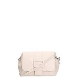 Borsa a tracolla da donna Vera pelle 07143-D37 LATTE Roberta Rossi