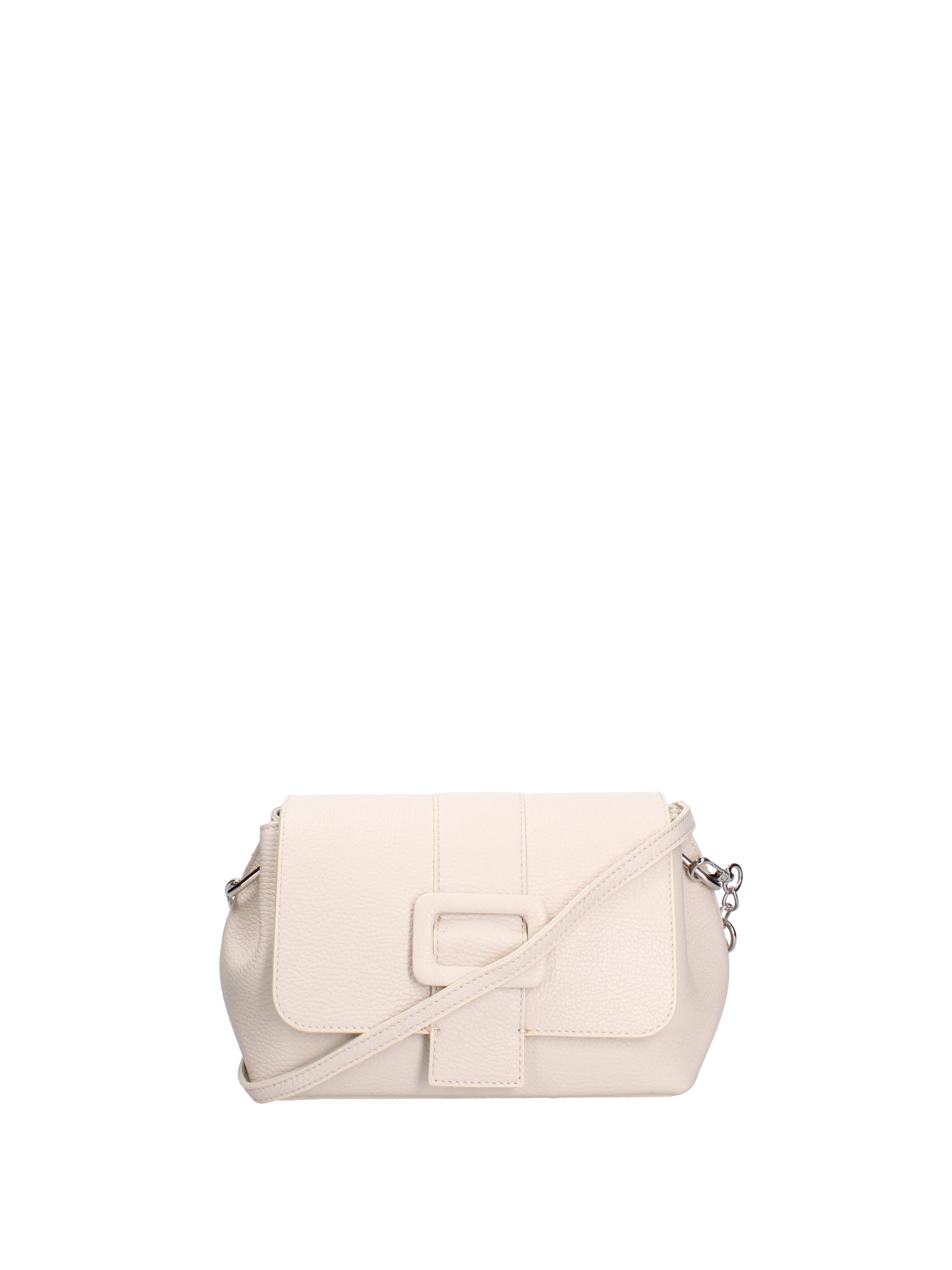 Borsa a tracolla da donna Vera pelle 07143-D37 LATTE Roberta Rossi