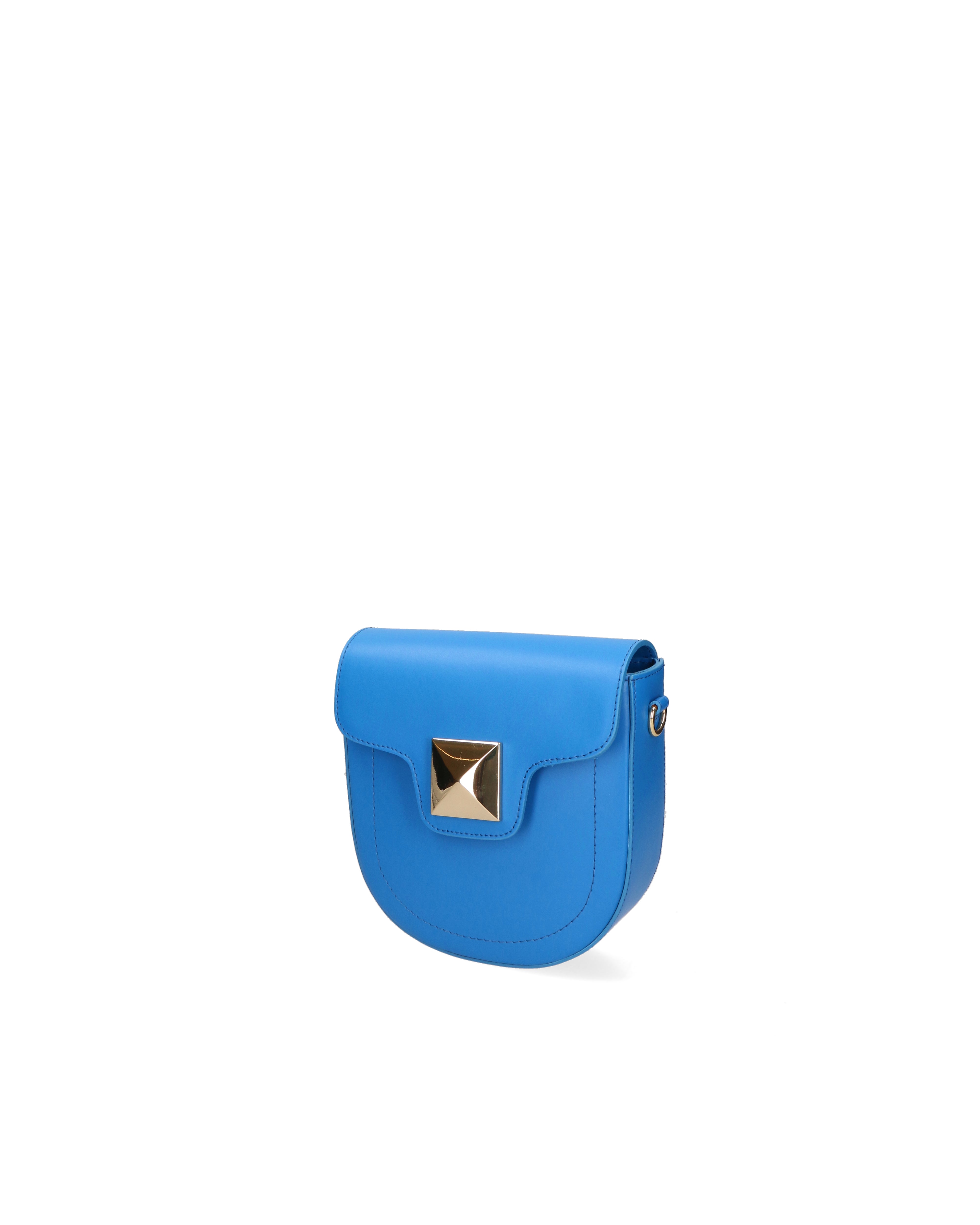 Calista Borsa a tracolla da donna Vera pelle 06014-L222 BLU ASTER Gave Lux