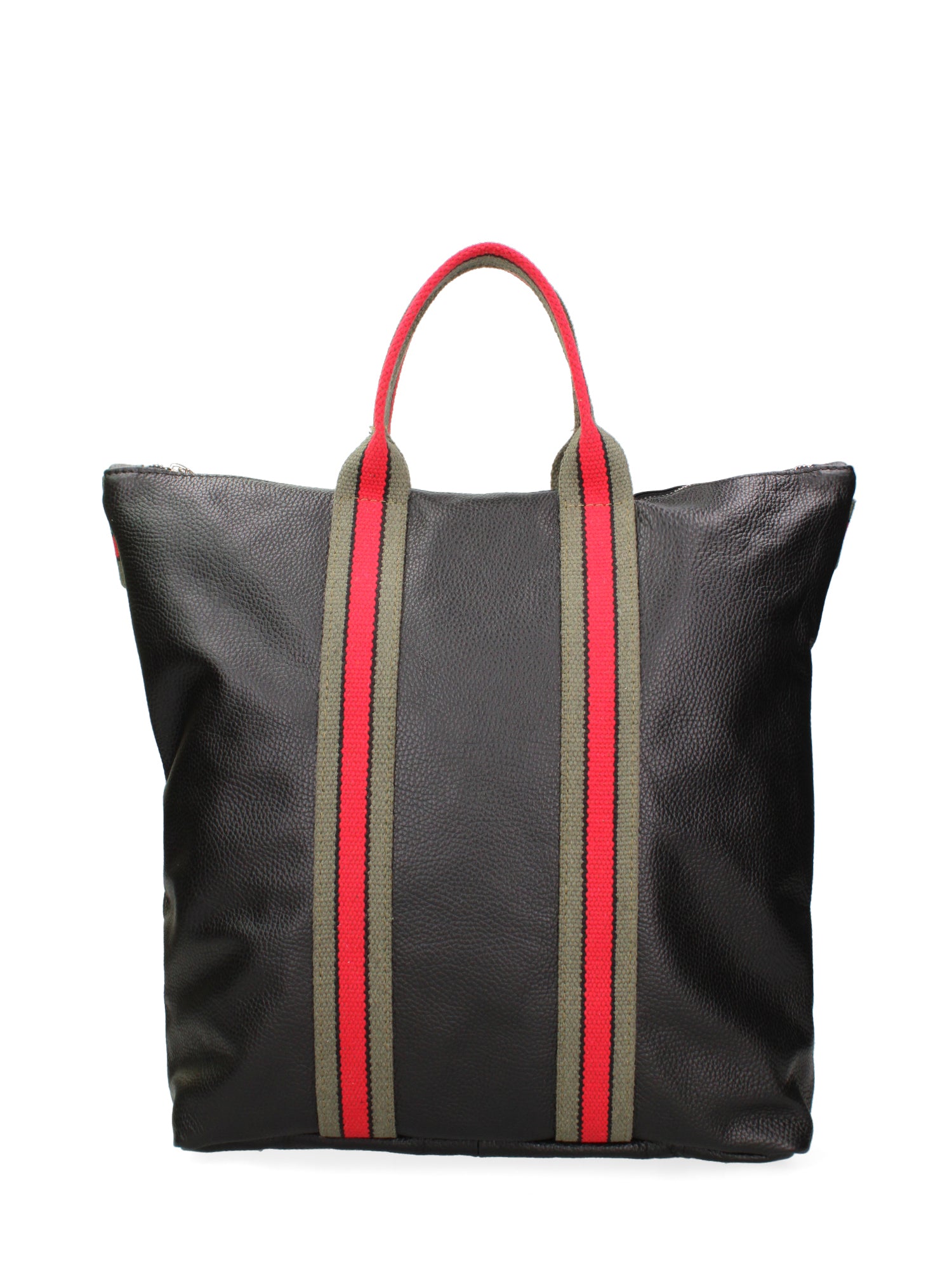 Varese Borsa a mano da donna Vera pelle 689746-D28 NERO - VERDE Gave Lux